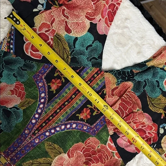 Farm Rio Anthropologie Rosalie dress Sz L made - Picture 7 of 9